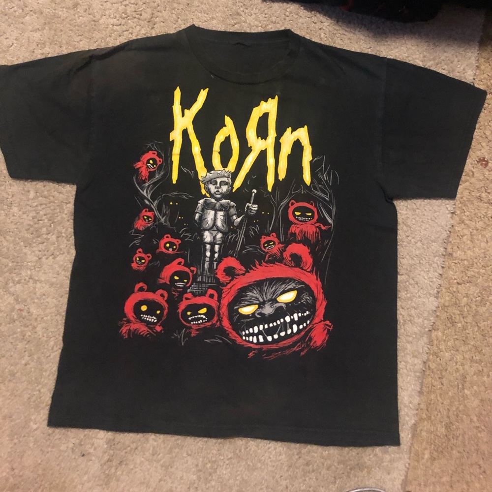 Vintage Korn Concert Band Tee very rare